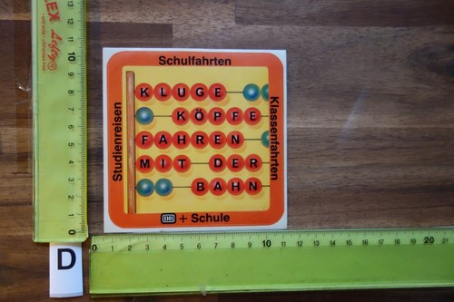Alter aufkleber deutsche - db,