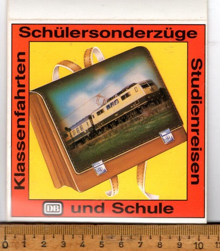 Alter aufkleber db - :,