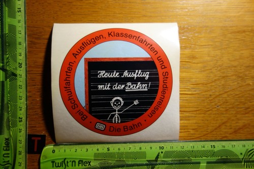 Alter aufkleber deutsche bahn - aufkleber,
